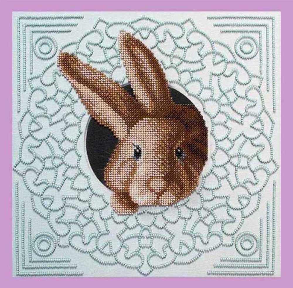 Фото Набір вишивки бісером Картини Бісером Р-338 Кролик