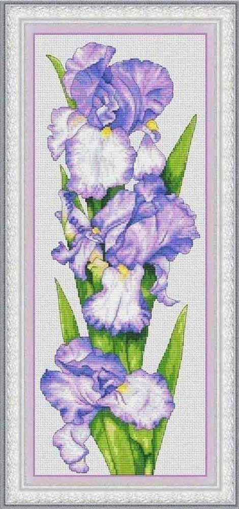Photo Cross Stitch Kits OLanTА VN-048 Mauve Irises