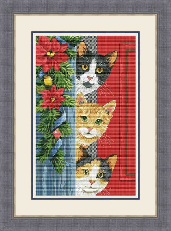 Photo Cross Stitch Kits OLanTА VN-164 Hello, Christmas