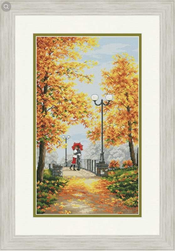 Photo Cross Stitch Kits OLanTА VN-187 Autumn park