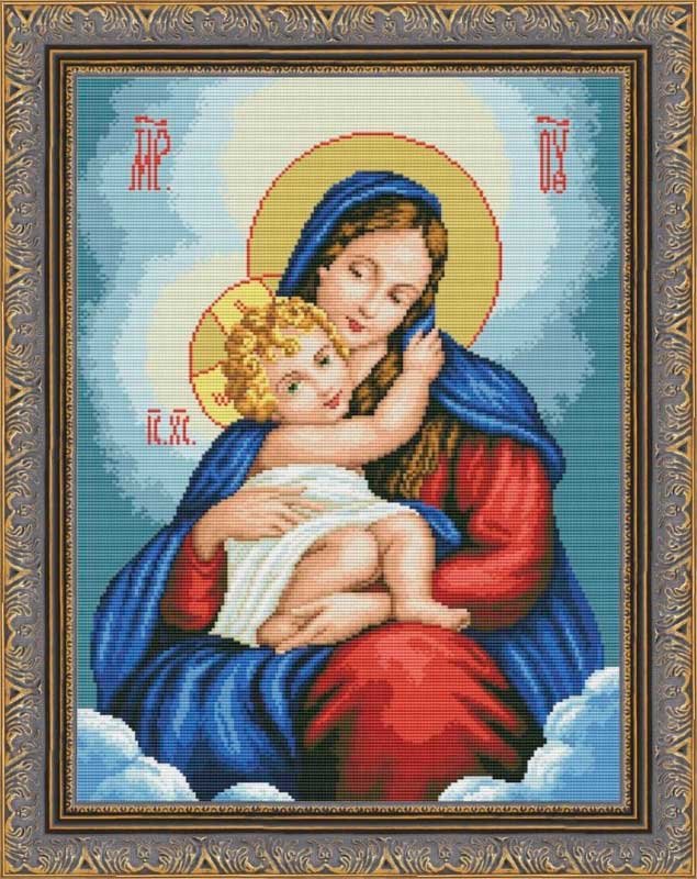 Photo Cross Stitch Kits OLanTА VN-206 Virgin Mary