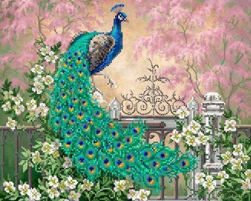 Фото Схема для вышивки бисером Картины Бисером S-212 Райский сад