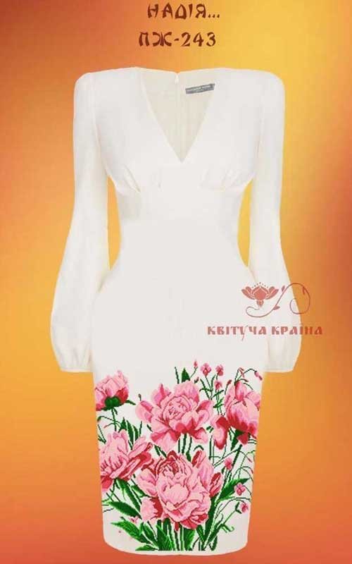 Photo Blank embroidered dress Kvitucha Krayna PZH-243 Hope ...