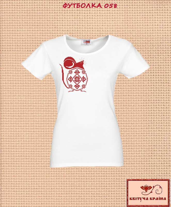 Photo T-shirt embroidered women's TSW-058