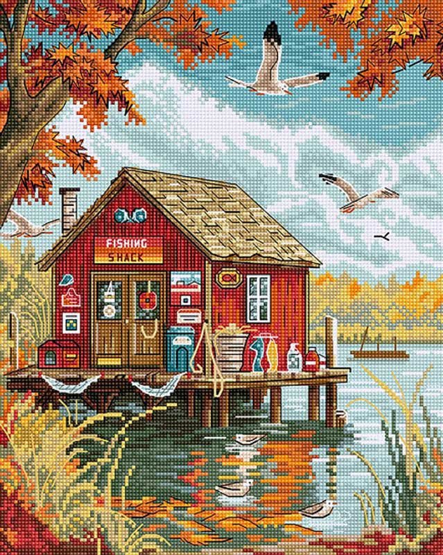 Photo Cross Stitch Kits LetiStitch L8220 Early Autumn