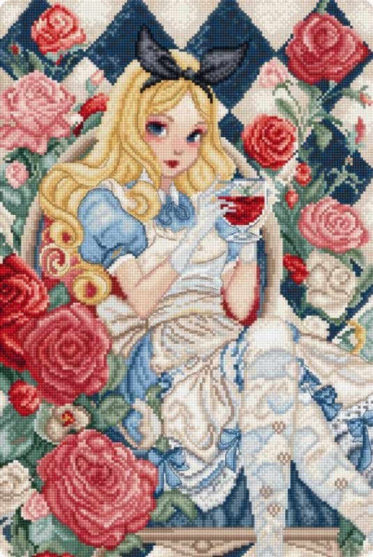 Вишитий Набір для вишивки хрестиком LetiStitch L9960 Проблиск країни чудес Фото Набір для вишивки хрестиком LetiStitch L9960 Проблиск країни чудес