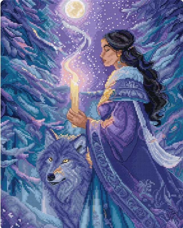 Photo Cross Stitch Kits LetiStitch L9973 Arctic Enchantress