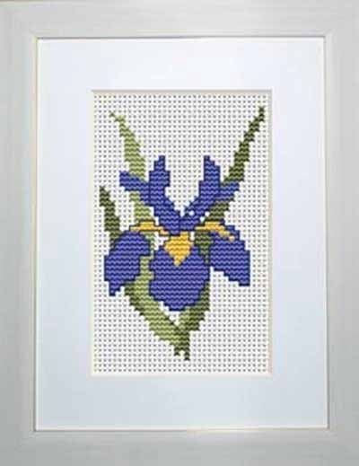 Foto Cross Stitch Kits Luca-S B021 Irises