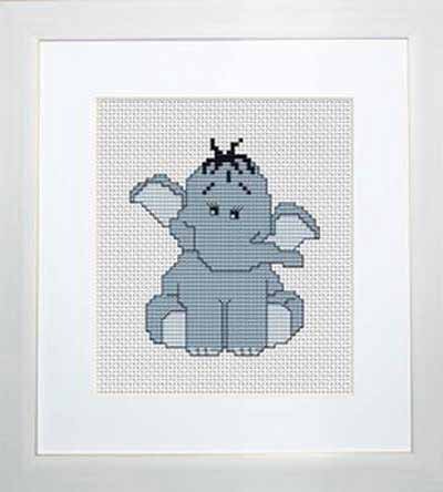 Foto Cross Stitch Kits Luca-S B041 Baby elephant