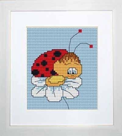 Foto Cross Stitch Kits Luca-S B064 Ladybug