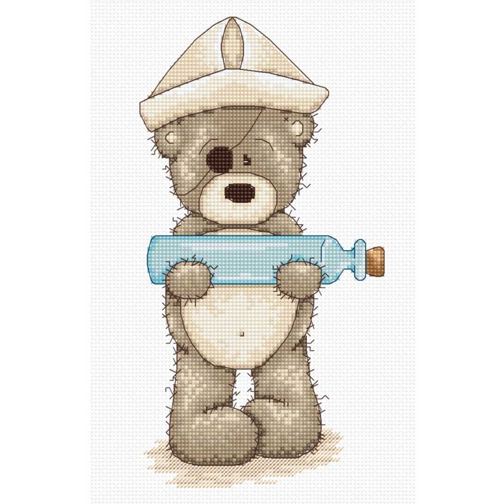 Foto Cross Stitch Kits Luca-S B1030 Bruno the Bear