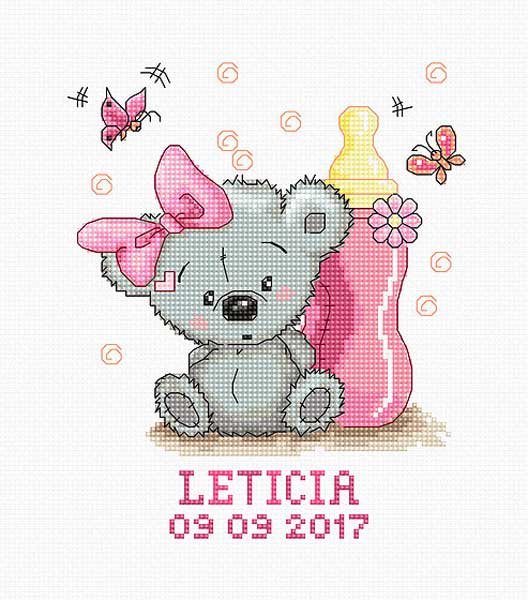 Foto Cross Stitch Kits Luca-S B1147 Leticia