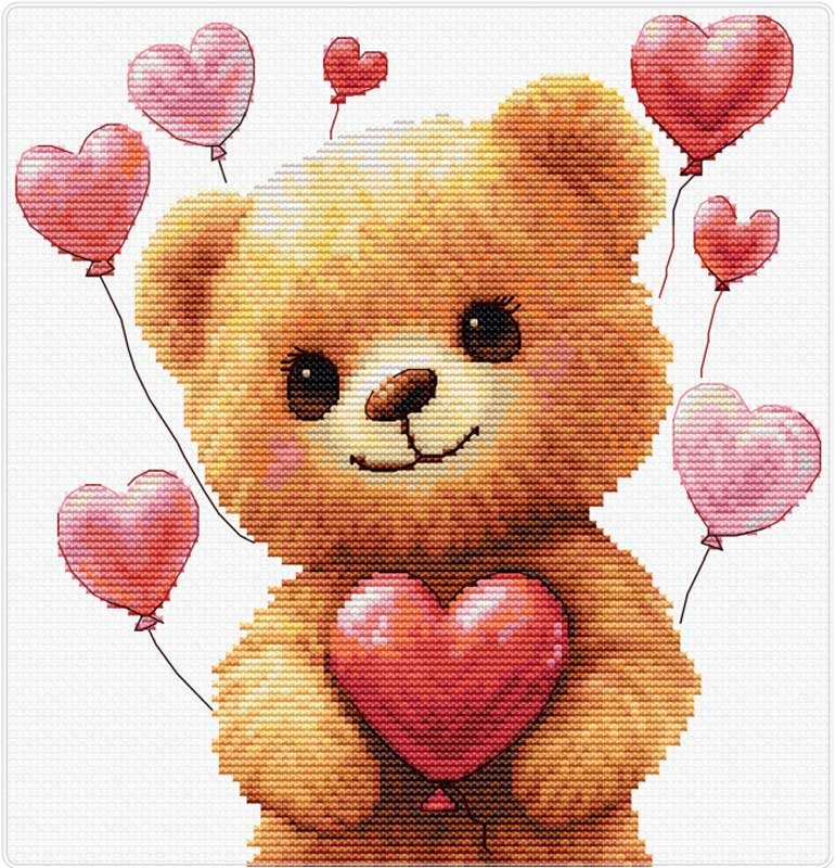 Foto Cross Stitch Kits Luca-S B1423 Love is in the Air