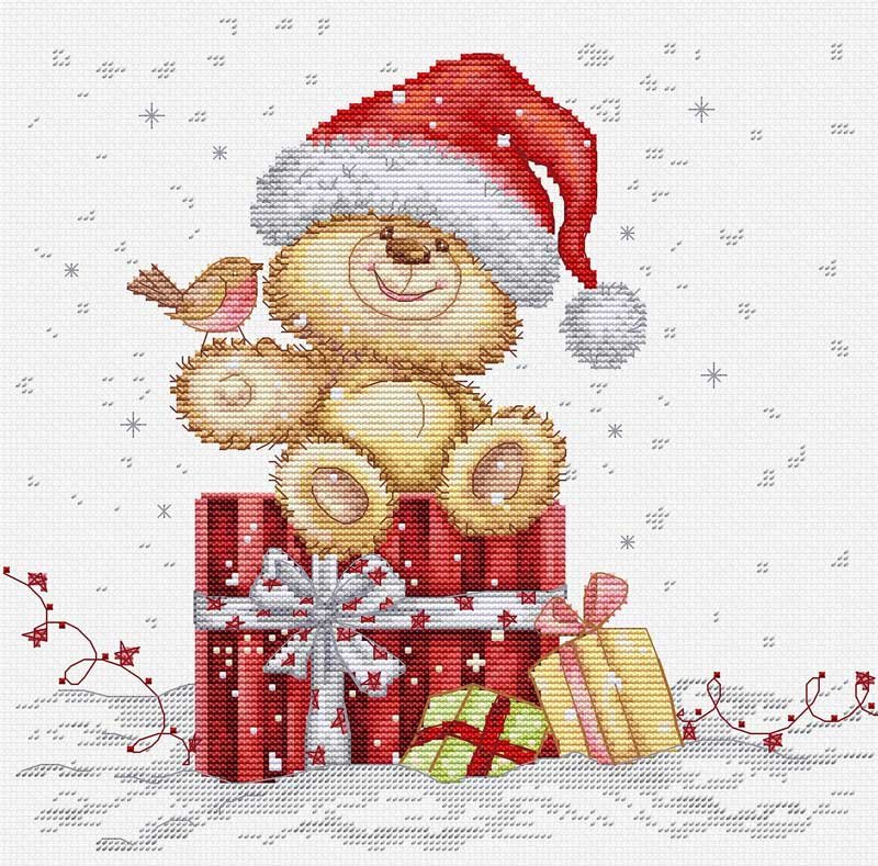 Embroidered Cross Stitch Kits Luca-S B1431 Holiday Gifts Foto Cross Stitch Kits Luca-S B1431 Holiday Gifts