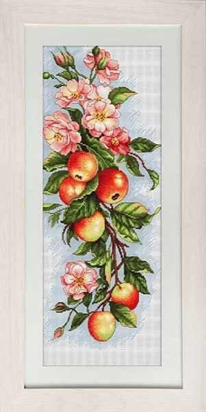 Foto Cross Stitch Kits Luca-S B211 Composition with apples