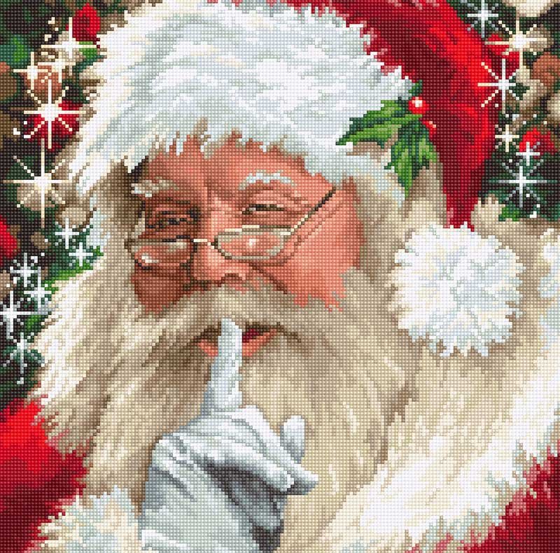 Foto Cross Stitch Kits Luca-S B2398 Santa