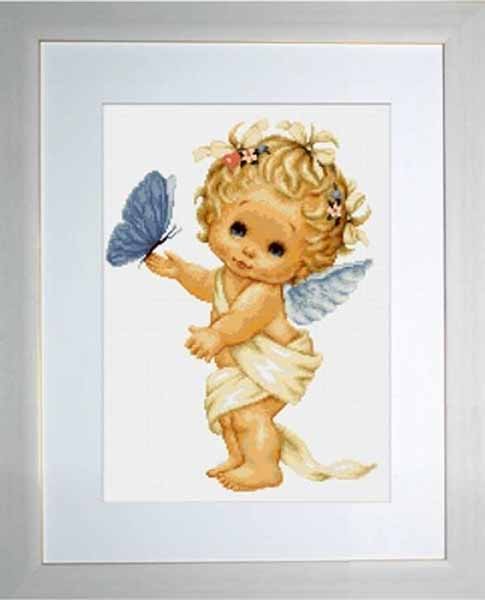 Foto Tapestry Kits (Petit Point) Luca-S G368 Angel with butterfly