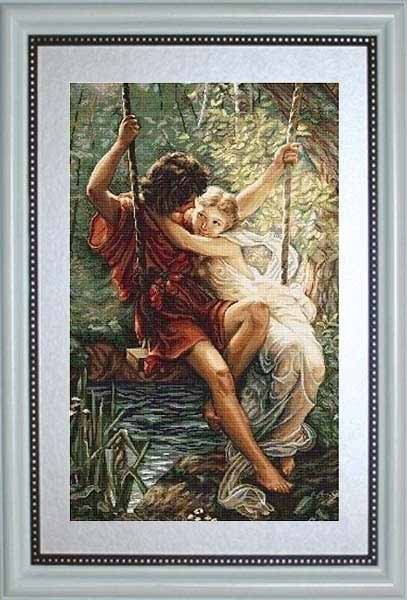 Foto Tapestry Kits (Petit Point) Luca-S G415 Spring lovers