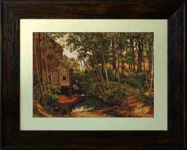 Foto Tapestry Kits (Petit Point) Luca-S G456 The mill in the forest. Shishkin