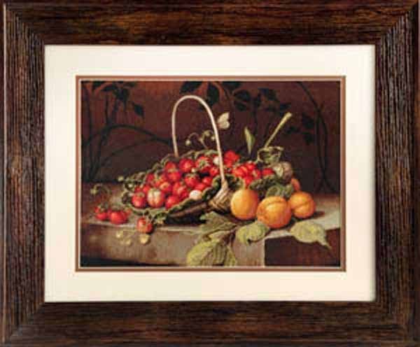 Foto Cross Stitch Kits Luca-S B487 Basket with strawberries