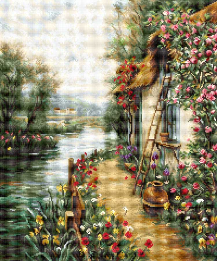 Foto Tapestry Kits (Petit Point) Luca-S G581 Along the Rive