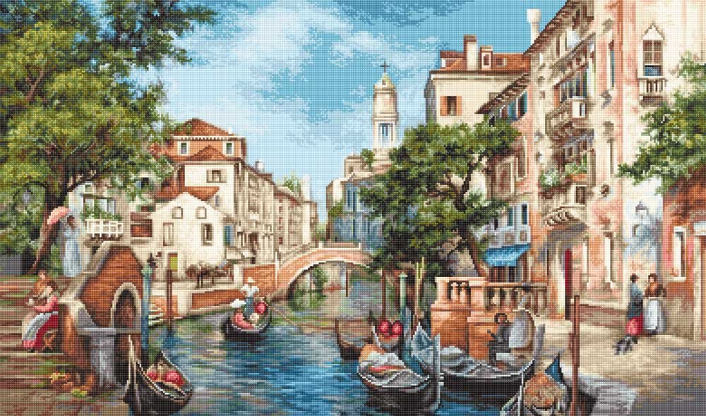 Foto Tapestry Kits (Petit Point) Luca-S G589 Streets of San Polo