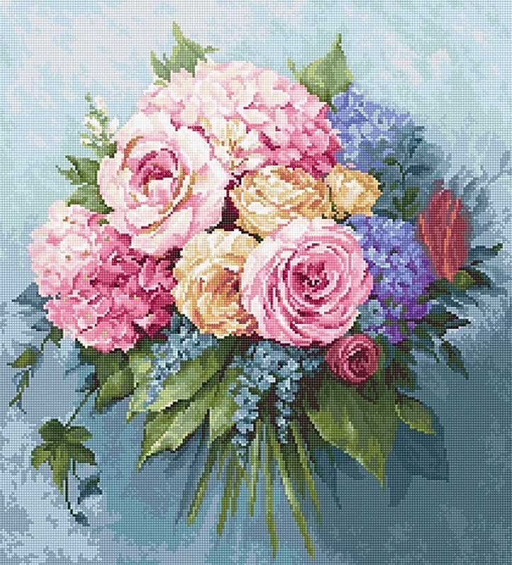 Foto Tapestry Kits (Petit Point) Luca-S G601 Bouquet