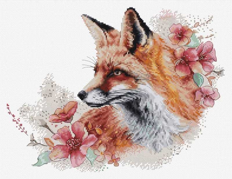 Foto Cross Stitch Kits Luca-S BM3020 Sly fox