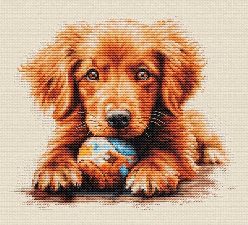 Foto Cross Stitch Kits Luca-S BU5037 Time to play