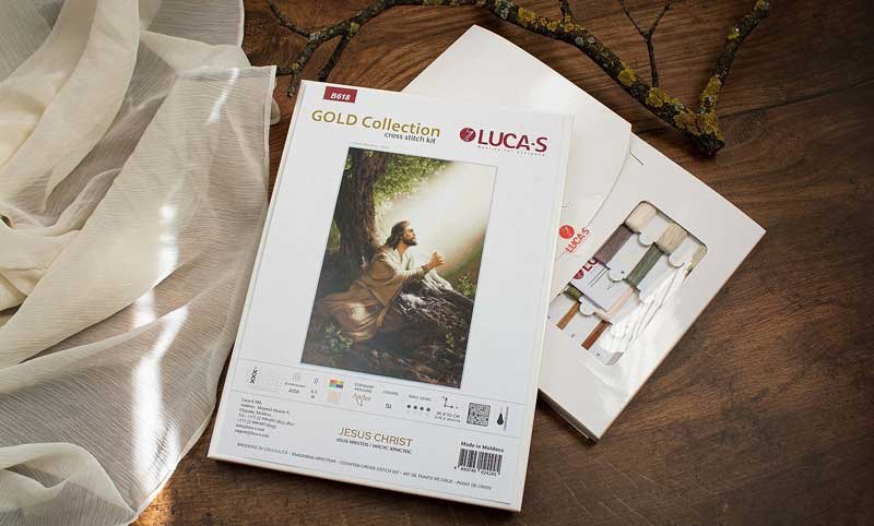 Foto 2 Cross Stitch Kits GOLD collection Luca-S B618 Jesus Christ