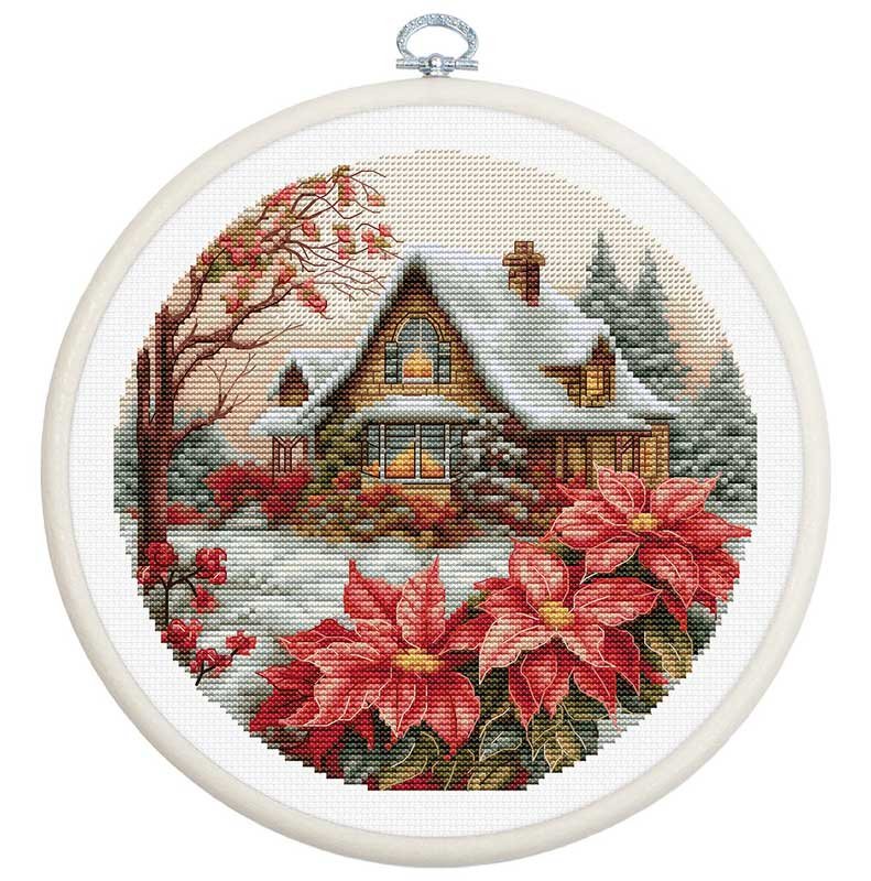 Foto Cross Stitch Kits Luca-S BC227 House in the forest