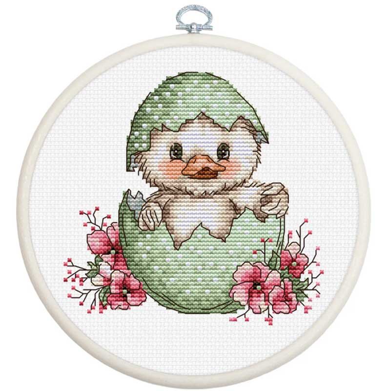 Фото Набір для вишивання хрестиком Luca-S ВС238 Перша посмішка весни