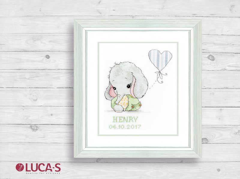 Foto Cross Stitch Kits with frame included Luca-S R05
