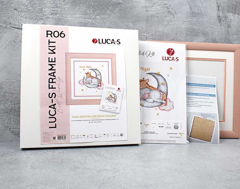 Foto 2 Cross Stitch Kits with frame included Luca-S R06