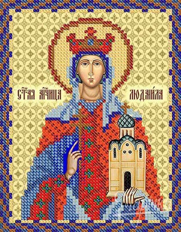 Photo Pattern beading icon Marichka RIP-5127 St. Martyr. Ludmila