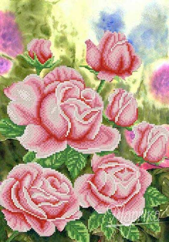 Фото Схема для вишивання бісером Марічка РКП-221 Садові троянди