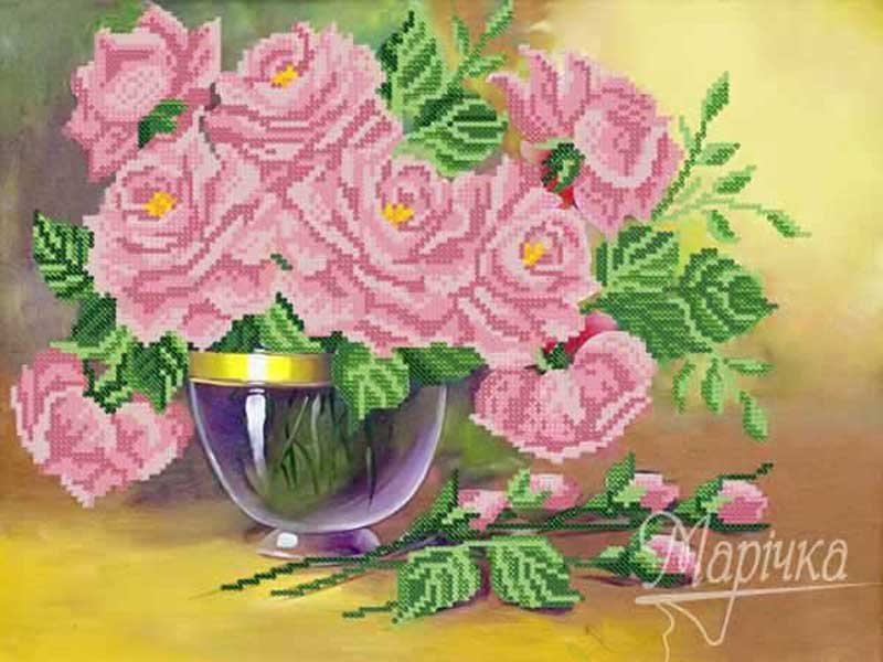 Фото Схема для вишивання бісером Марічка РКП-409 Витончені троянди