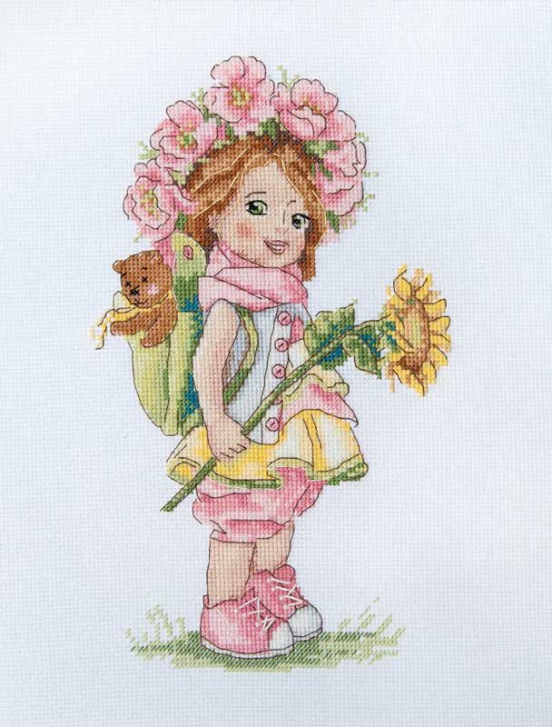 Photo Cross Stitch Kits Merejka K-110 Summer Girl