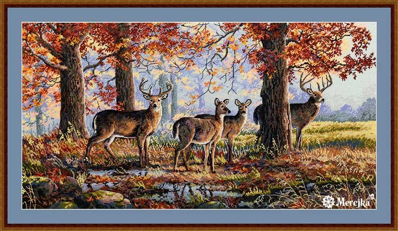 Photo Cross Stitch Kits Merejka K-168 Under the Oaks