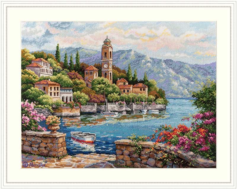 Photo Cross Stitch Kits Merejka K-175 Lago di Como