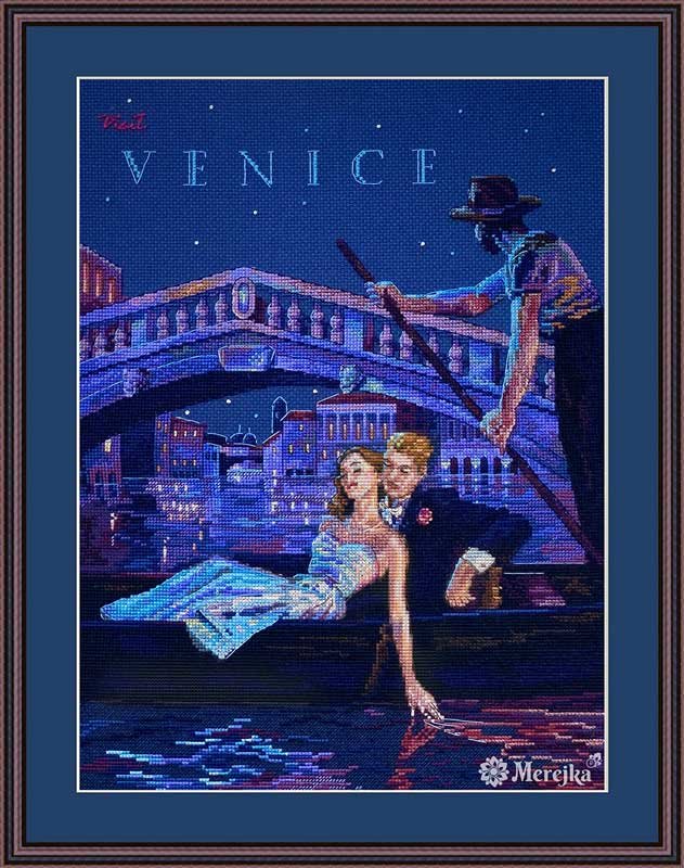 Photo Cross Stitch Kits Merejka K-181 Visit Venice