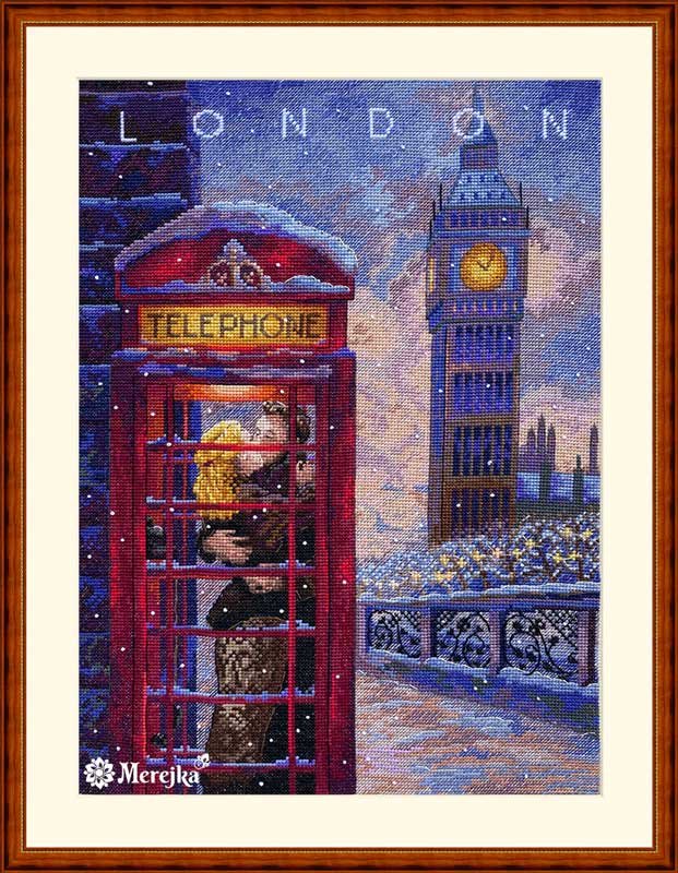 Photo Cross Stitch Kits Merejka K-182 Visit London