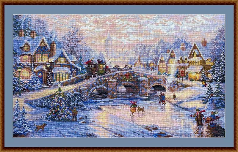 Photo Cross Stitch Kits Merejka K-214 Spirit of Christmas