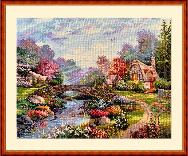 Photo Cross Stitch Kits Merejka K-233 Spring glory