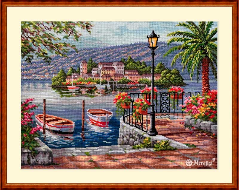 Photo Cross Stitch Kits Merejka K-234T Lago del Porto