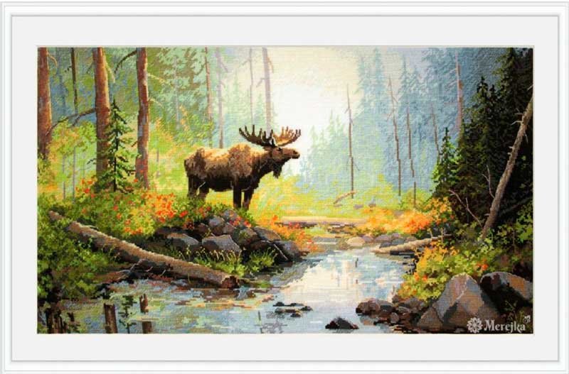 Photo Cross Stitch Kits Merejka K-245 Woodland Morning