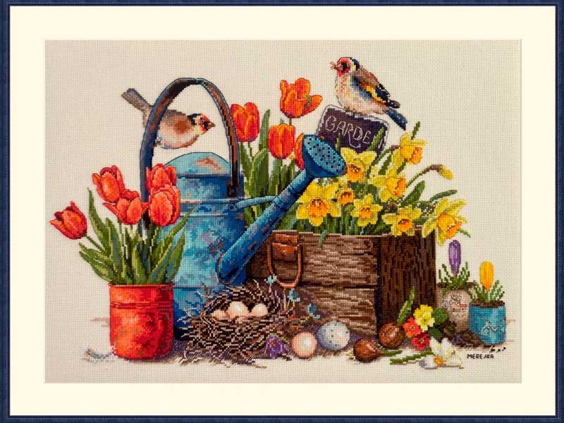 Photo Cross Stitch Kits Merejka K-251 Spring Garden