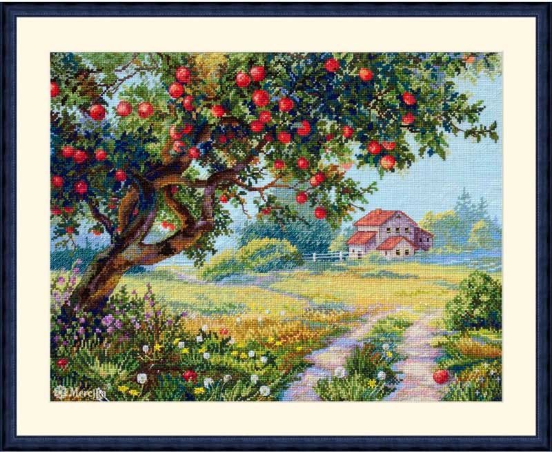 Photo Cross Stitch Kits Merejka K-255 Old apple tree