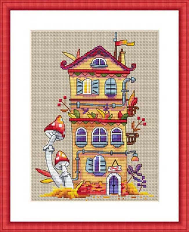 Photo Cross Stitch Kits Merejka K-54 Autumn House