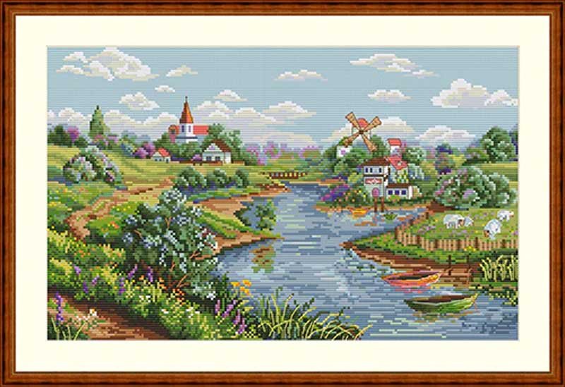 Photo Cross Stitch Kits Merejka K-57 Spring View